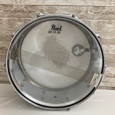 Used Pearl Steel Shell Snare Drum image 4