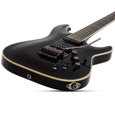 Schecter C-1 FR-S BlackJack Guitar Gloss Black image 2