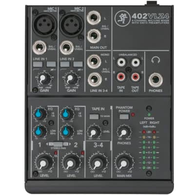 Mackie 402-VLZ4 4-channel Ultra Compact Mixer w/ Onyx Mic Preamps image 4