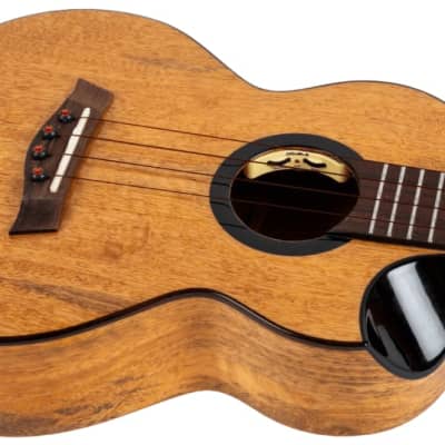 Flight Fireball EQ-A Tenor Ukulele New - solid mango body with dyed maple appointments image 4