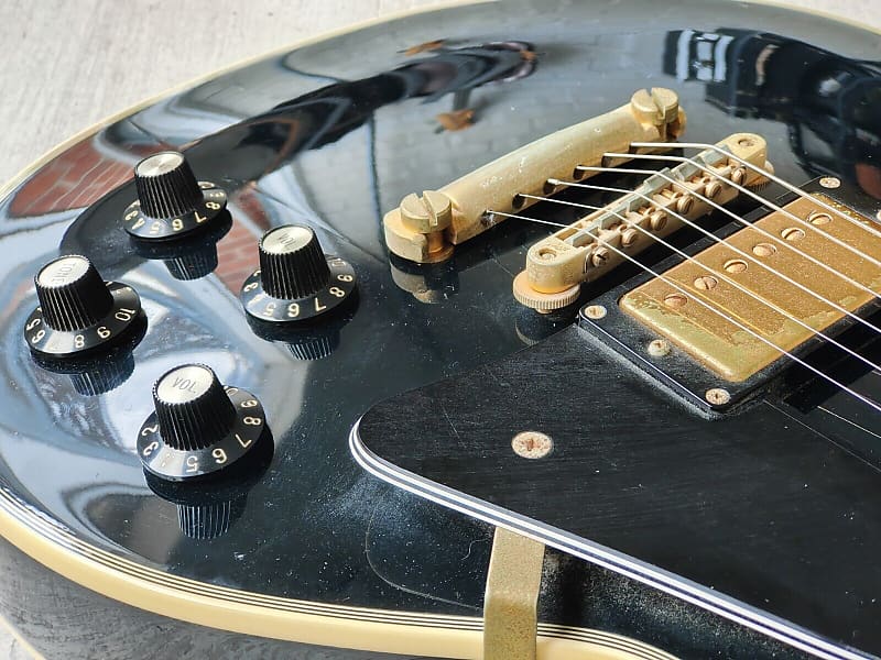 1989 Greco Japan EGC-650 Les Paul Custom w/ 1989 Greco Japan EGC-650 Les Paul Custom w/