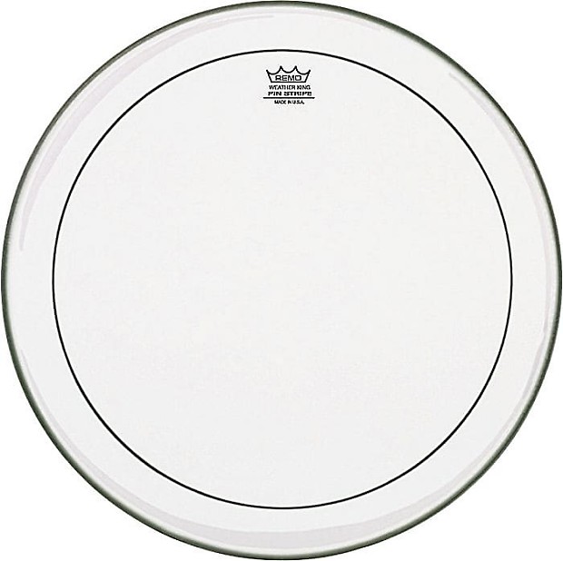 Remo 18" Pinstripe Clear image 1