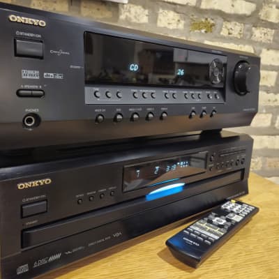 Onkyo HT-R340 receiver/,DX-C390 6 cd changer- Refurbished | Reverb