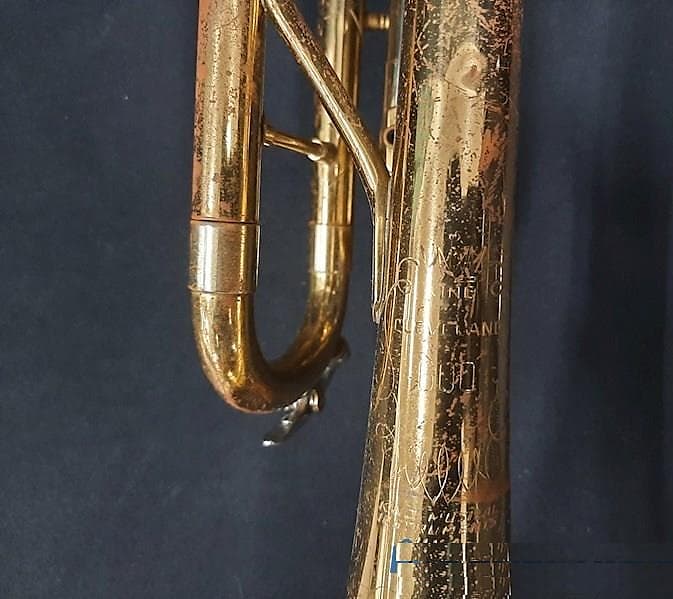 King Cleveland 600 Bb Trumpet Brass with Case, Good Playing King Cleveland 600 Bb Trumpet Brass with Case, Good Playing