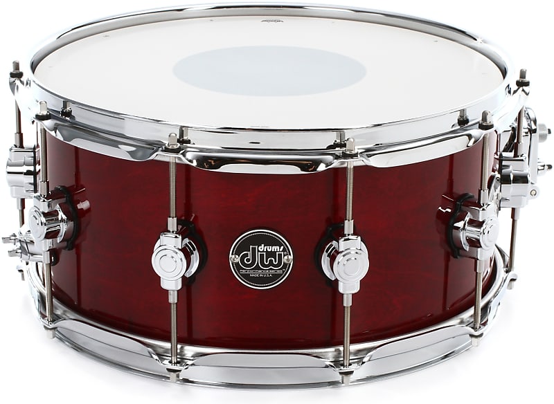 DW Performance Series Snare Drum - 6.5 x 14 inch - Cherry Stain Lacquer (2-pack) Bundle image 1