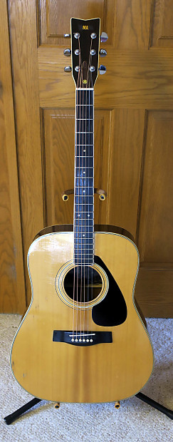 Yamaha FG-201 Nippon Gakki Red/Orange Label Acoustic Guitar, made in Japan