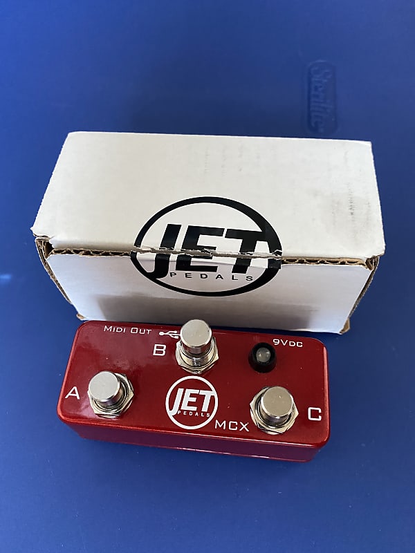 Jet Pedals MCX Midi Controller Red !Free Shipping! Reverb