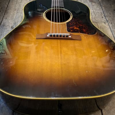 1956 Gibson J-45 Jumbo Acoustic in Sunburst finish & case image 3