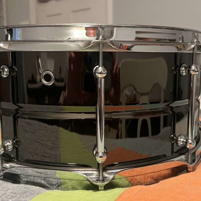 PDP 6.5x14" ACE Black Nickel Over Brass Snare Drum 2010s - Black Nickel with Chrome Tube Lugs image 3