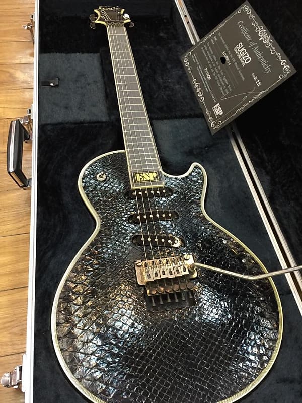 ESP ECLIPSE S-Ⅰ SUGIZO Signature Model NGD ESP Eclipse S-1 Python Sugizo Signature : r/guitars