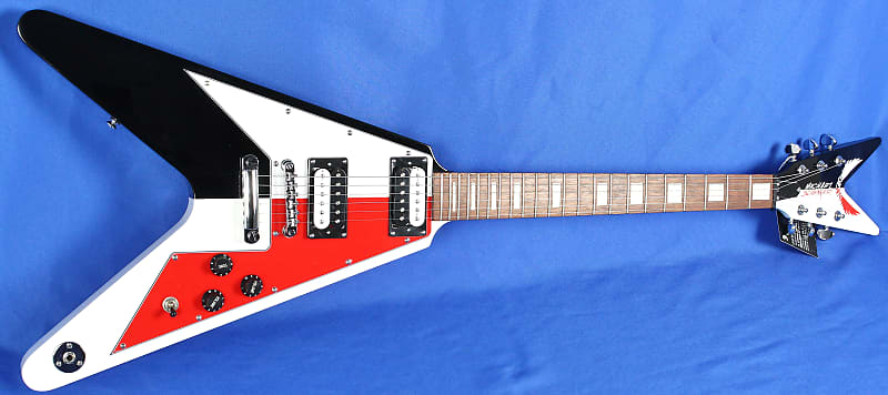 ギター DEAN Michael Schenker V Electric Guitar Dean Michael Schenker Custom Flames Flying V