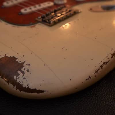 American Fender Stratocaster Relic Vintage White Texas Specials image 6