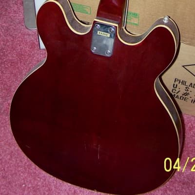 1970's Global 335 Style Electric Guitar Model EA-200 image 3