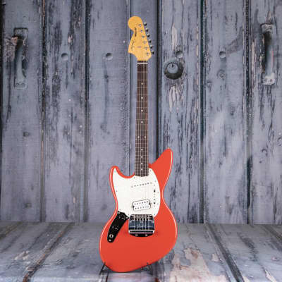 Fender Kurt Cobain Jag-Stang Left-Handed, Fiesta Red *Demo Model* image 4