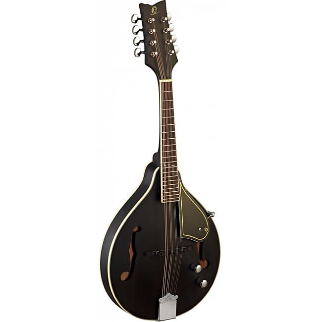 ORTEGA RMAE40SBK A-Style Elektro-Akustik-Mandoline, satin black image 1