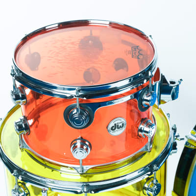 "One More Time" Tour DW Collector's Series "Jelly Bean" Drum Kit Owned by Travis Barker image 4