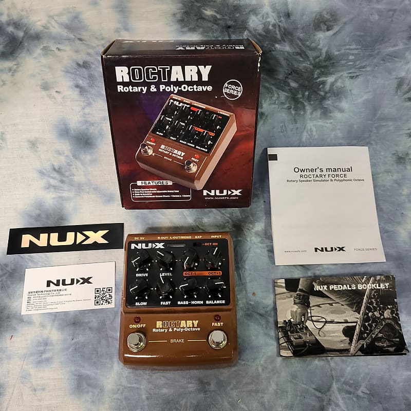 NuX Roctary Rotary and PolyOctive Organ Leslie Simulator Reverb UK