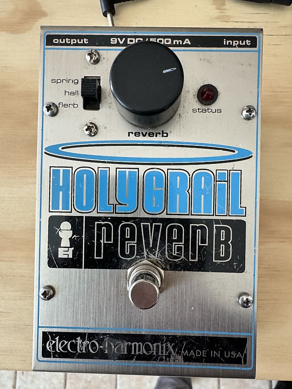 Electro-Harmonix Holy Grail Reverb V1 2000s - Silver / Blue image 1