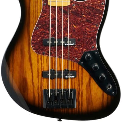 Michael Kelly Vintage Element 4 Zebra Burst Electric Bass - 348023 - 809164025054 image 1