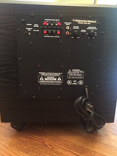 Cerwin vega sub 100 new arrivals