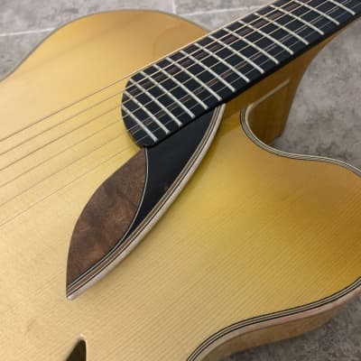 2013 Mirabella Trapdoor model "Bourbon on the Rocks" Acoustic Archtop image 5