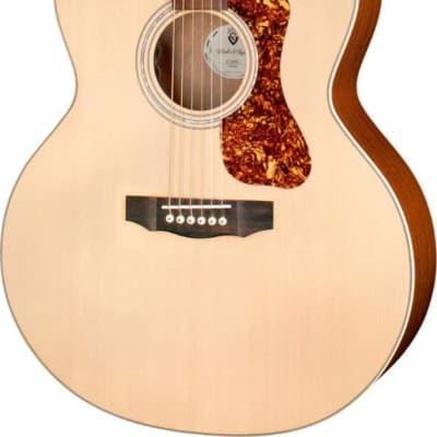 Guild F-240E 200 Archback Solid Top Jumbo Acoustic-Electric Guitar, Natural image 2