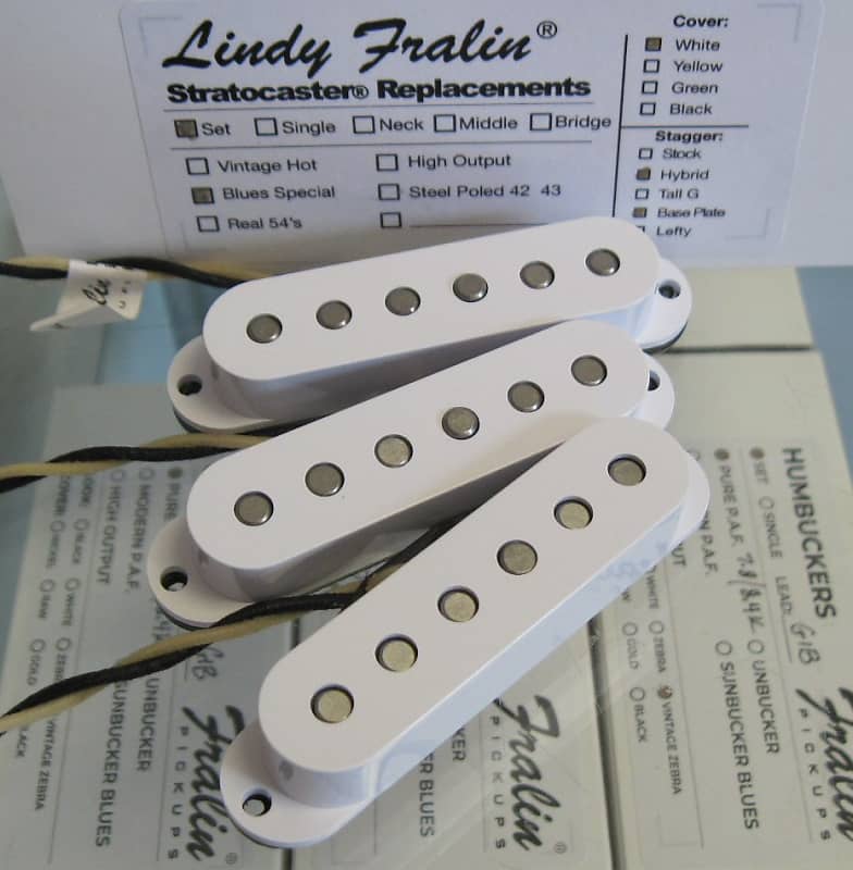 ギター Lindy Fralin Blues Special Strat Set PU Lindy Fralin Blues Special Strat Set PU