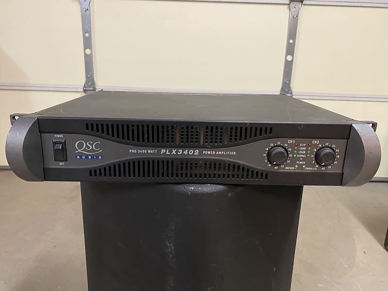 QSC PLX3402 Power Amp Reverb