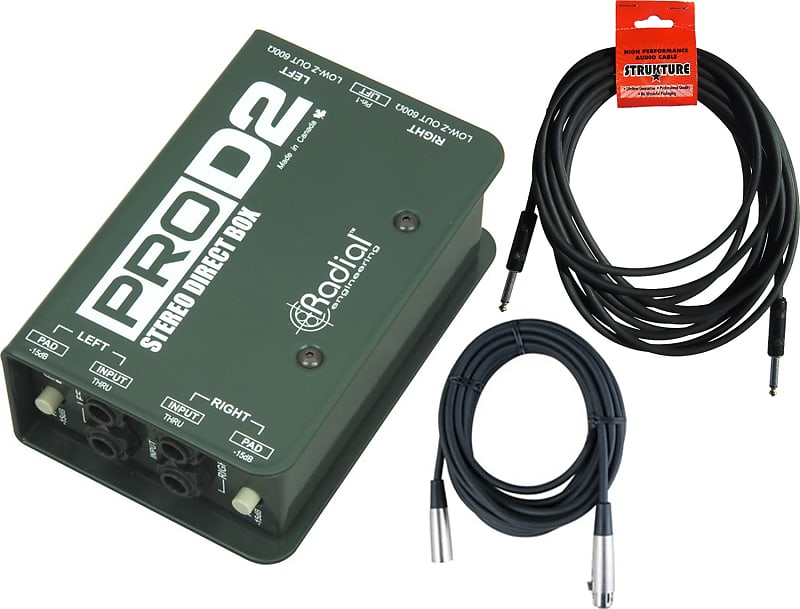 Radial ProD2 Stereo Direct Box | Reverb