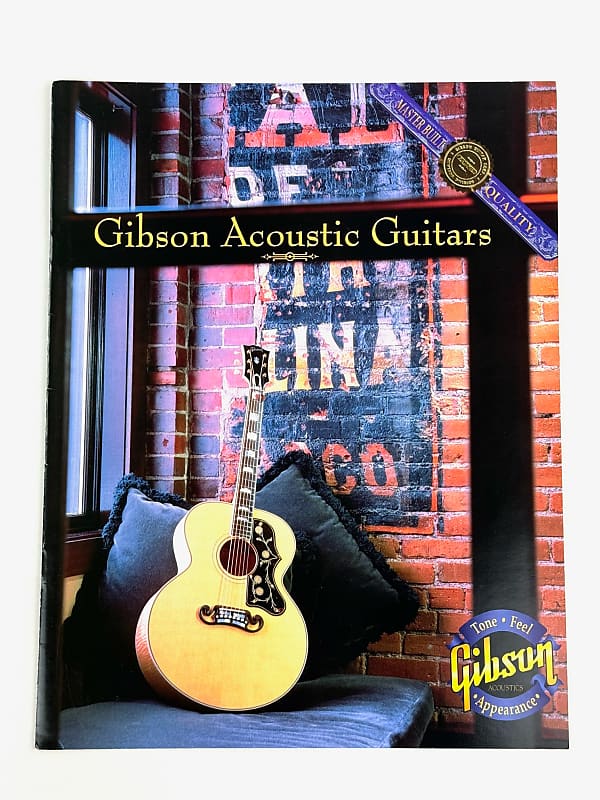 Gibson 1999 Acoustic Guitar Catalog Reverb