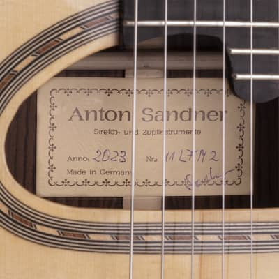 Anton Sandner Gypsy Jazz-Gitarre mit “Grande Bouche” 2023/ Nr.11 LFM2 image 8