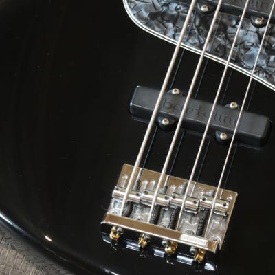 1999 Modulus VJ4 Electric 4-String Bass Guitar Black + Case (6824) image 6