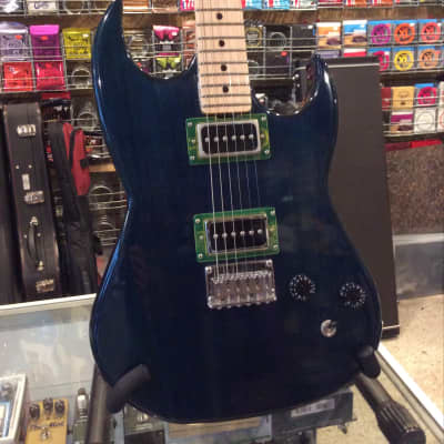 MS Guitars Custom 2016 - Aniline Blue. Set neck with P90's Made in USA! image 2
