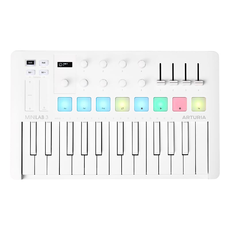 Arturia MiniLab 3 Alpine White - Master Keyboard