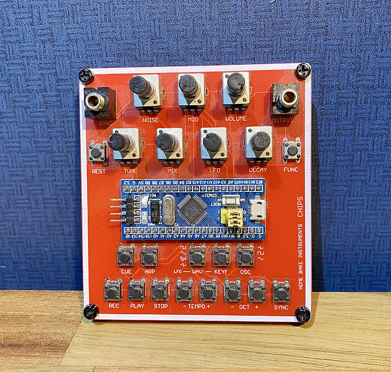 [Very Rare] Home Bake Instrument CHIPS 8bit Sound Synthesizer Reverb