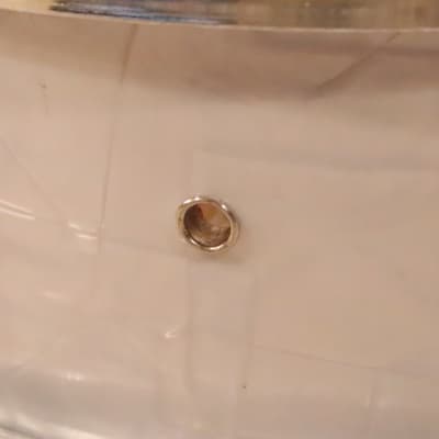 Prestige 5.5x14" Snare Drum White Pearl Vintage 1970's MIJ image 8