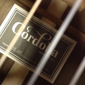 Cordoba Fusion 14 Jet Acoustic Electric Nylon Classical Guitar Jet Black - Price Drop image 3