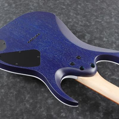 Ibanez Left-Handed Electric Guitar  RGA42FML- Blue Lagoon Burst Flat- w/ free restring and setup (a $39 value) image 4