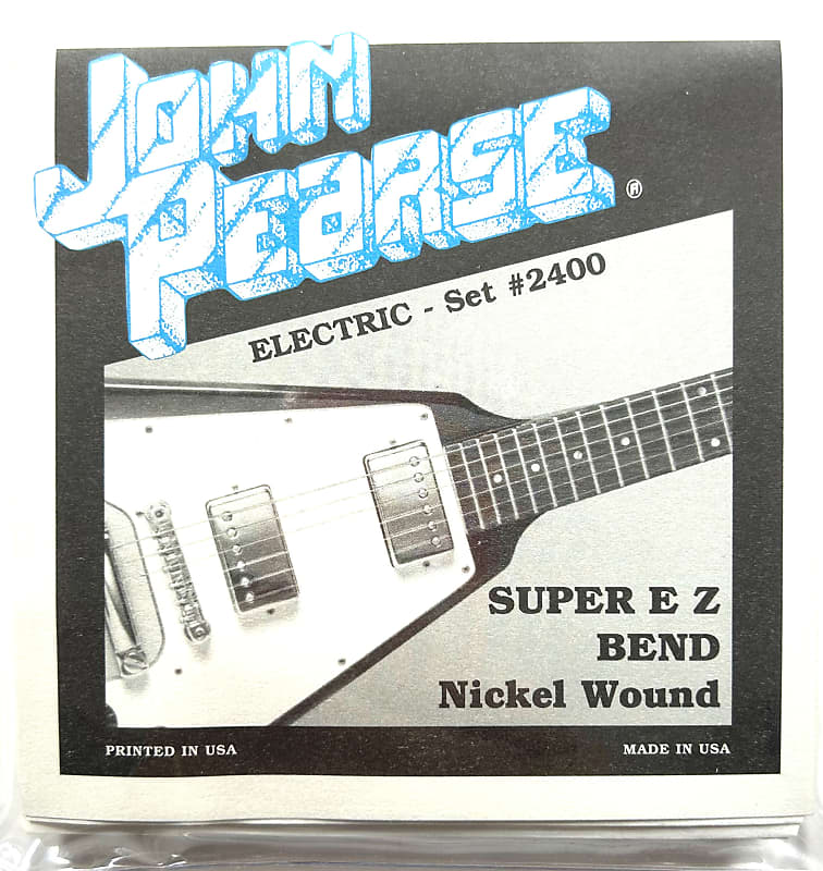 John Pearse Guitar Strings Electric Super EZ Bend 0942 Reverb