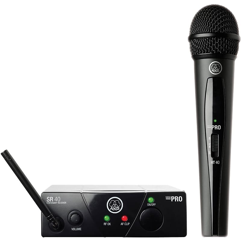 AKG WMS40 Mini Single Vocal Set Wireless Microphone System (Band-C) image 1