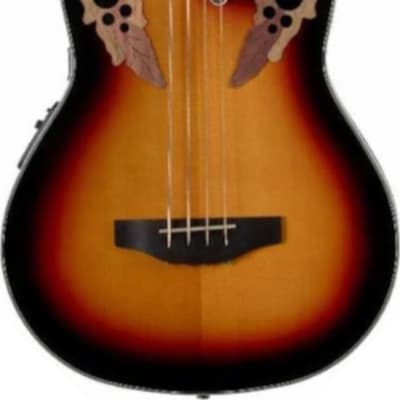 Ovation CEB44-1N Celebrity Elite Acoustic-Electric Bass, New England Burst for sale