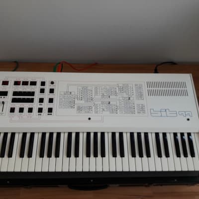 CRUMAR BIT99 white ed. vintage polyphonic synthesizer & accessories - Pro serviced image 11