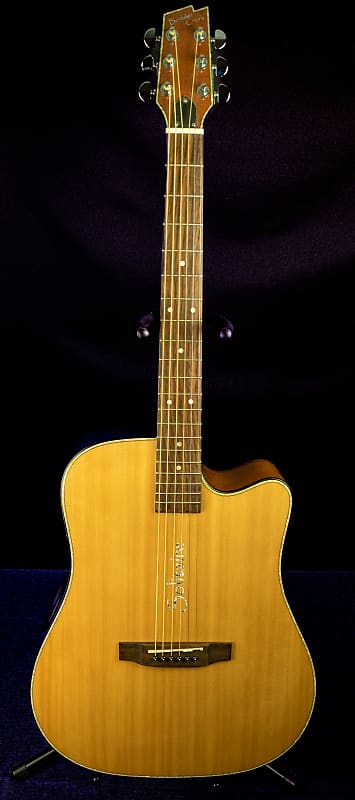 Boulder Creek  Solitaire ECR1-N - Natural Spruce/ Mahogany Solid Wood Electro/Acoustic Guitar image 1