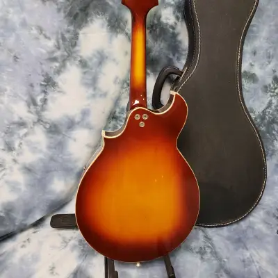 Video Demo 1969 Harmony Batwing Electric Mandolin DeArmond Pickup Pro Setup Original Case image 9