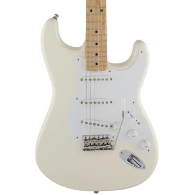 Fender Jimmie Vaughan Tex-Mex Strat Electric Guitar (Olympic White) for sale