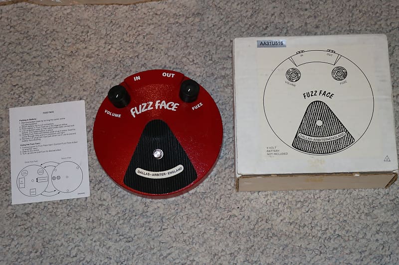 ギター Jim Dunlop Fuzz Face JHF2 DALLAS-ARBITER Jim Dunlop JHF2 Jimi Hendrix Fuzz Face - Anthonys Music
