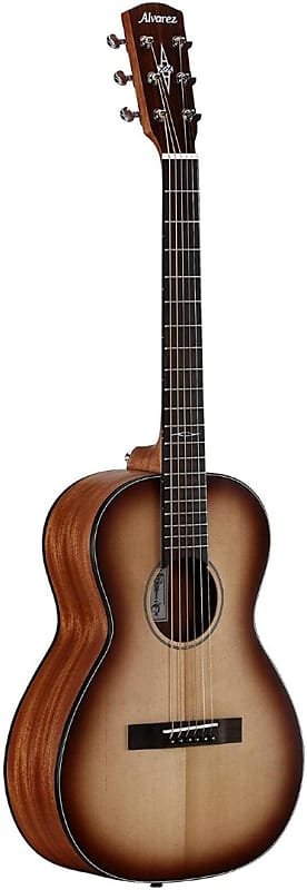 Alvarez Delta DeLite E Small-Bodied Acoustic Electric Guitar, Shadowburst Finish image 1