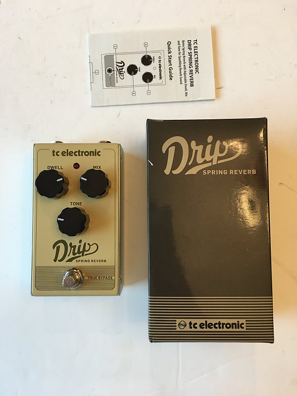 TC Electronic Drip Digital Spring Reverb Echo Guitar Effect Pedal