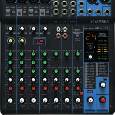 Yamaha MG10XU 10 Input  Mixer w/ Compression, Effects and USB image 1