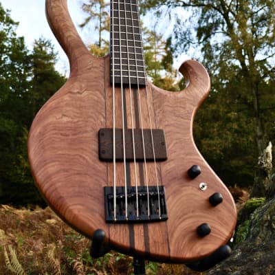 Manton Customs Ascendant 5 String Bass - African Rosewood, Nordstrand Sting Ray Pickup for sale